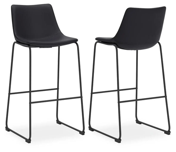 Centiar Pub Height Bar Stool - Black