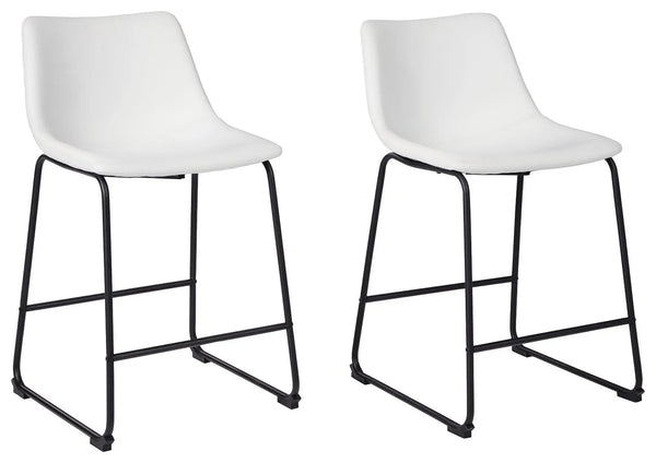 Centiar Counter Height Bar Stool - White