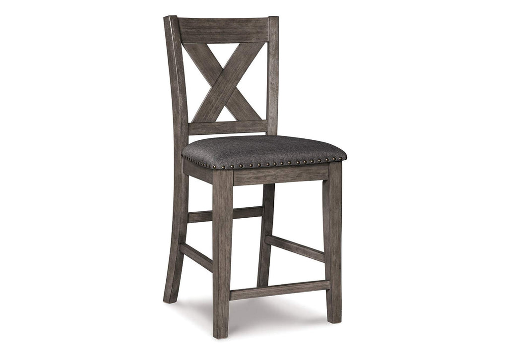 Caitbrook Counter Height Upholstered Bar Stool (Set of 2)