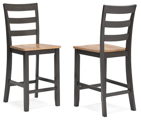 Gesthaven Counter Height Barstool - Natural/Brown