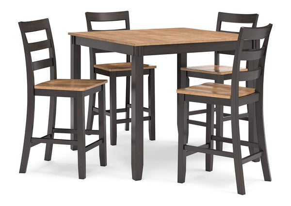 Gesthaven Counter Height Dining Table and 4 Barstools (Set of 5)