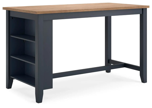 Gesthaven Counter Height Dining Table - Natural/Blue
