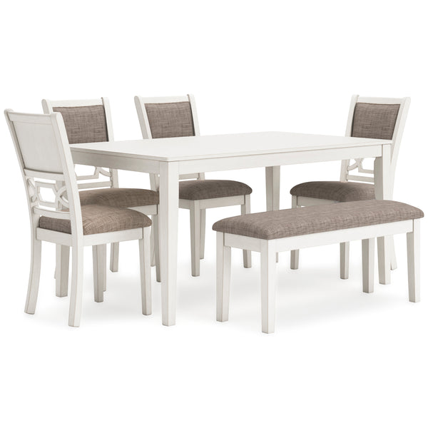 Erinberg Dining Room Table and Chair (Set of 6)