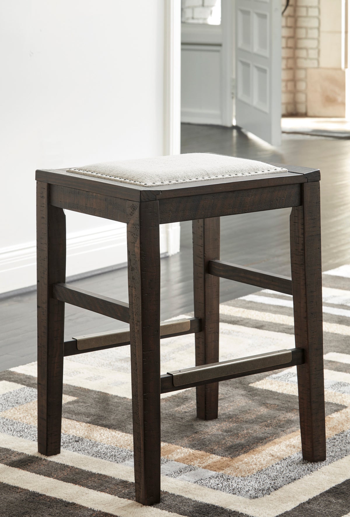Hallishaw Upholstered Stool - image 2