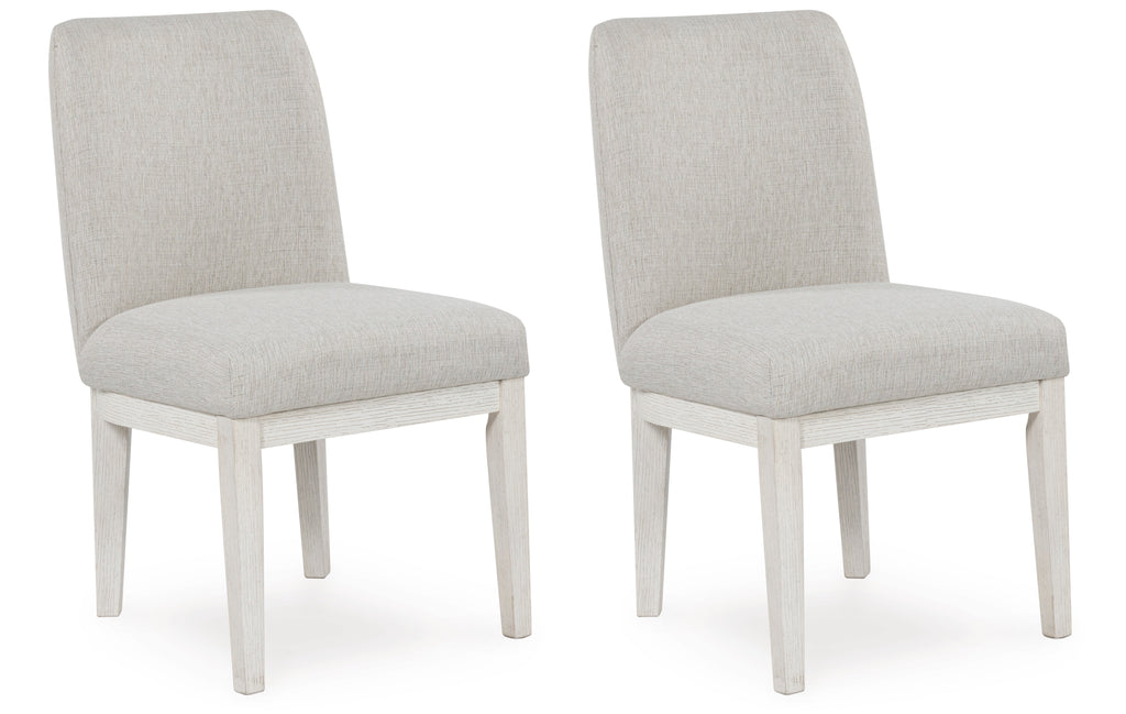 Volandi Dining UPH Side Chair - Parchment White (Set of 2)