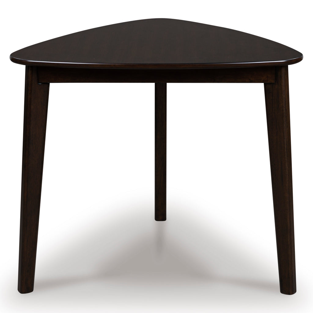 Dantenton Triangle Dining Room Table - Merlot
