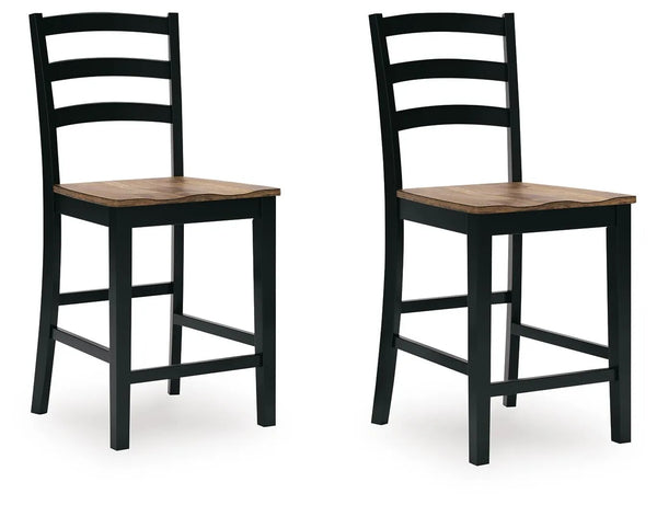 Wildenauer Counter Height Barstool - Brown/Black