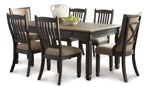 Tyler Creek Counter Height Dining Table and 4 Barstools with Server
