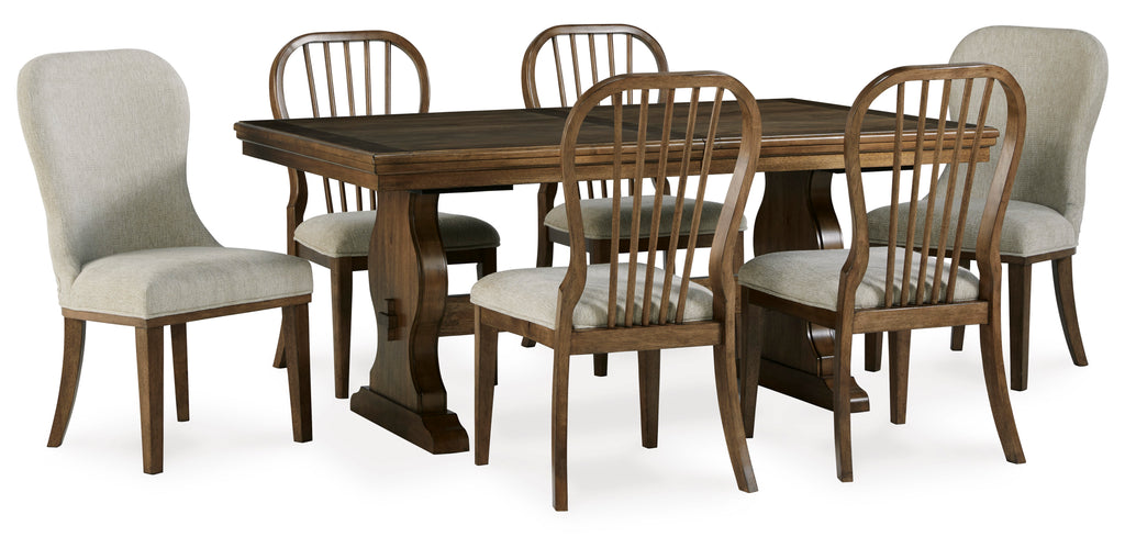 Sturlayne Ext Rectangular Table and Chairs (Set of 7)