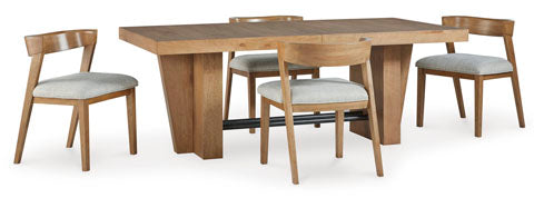 Kristiland Dining Table and Chairs (Set of 5)