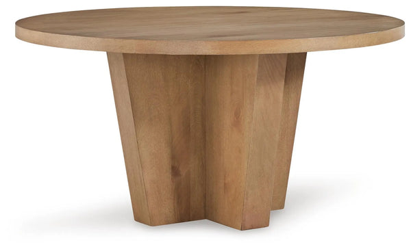Kristiland Dining Table - Light Brown
