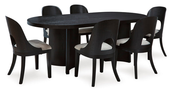 Rowanbeck Dining Table & Chairs ( Set of 7 )