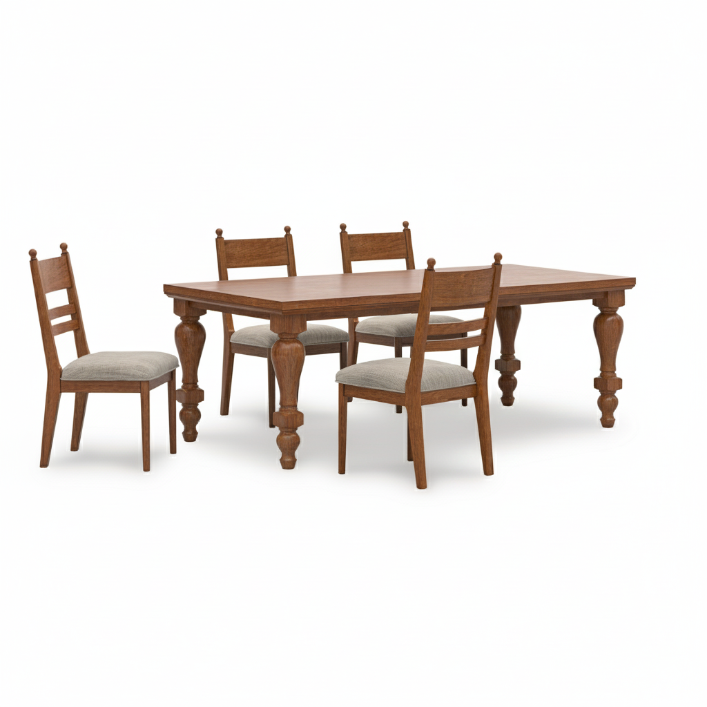 Chadworth Dining Table & 4 Chairs (Set of 5)
