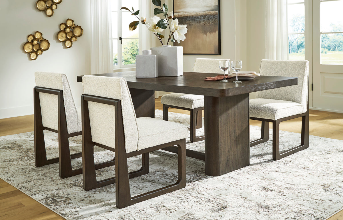 Darimore Dining Table and 4 Chairs - Burnished Brown (Set of 5) - image 2