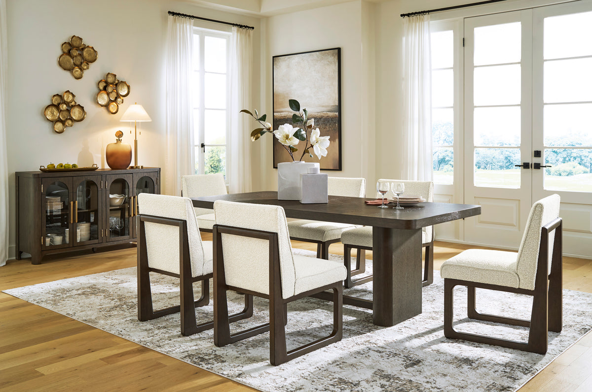 Darimore Dining Table and 6 Chairs - Burnished Brown (Set of 7) - image 2