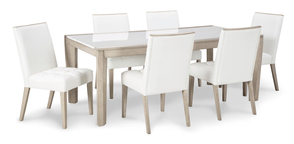 Wendora Dining Table & Chairs ( Set Of 7 )