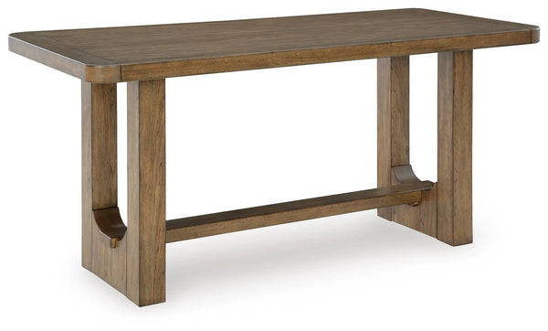 Cabalynn Counter Height Dining Table - Light Brown