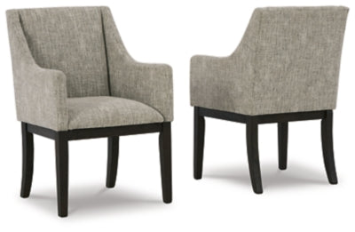Burkhaus Dining Arm Chair (Set of 2)