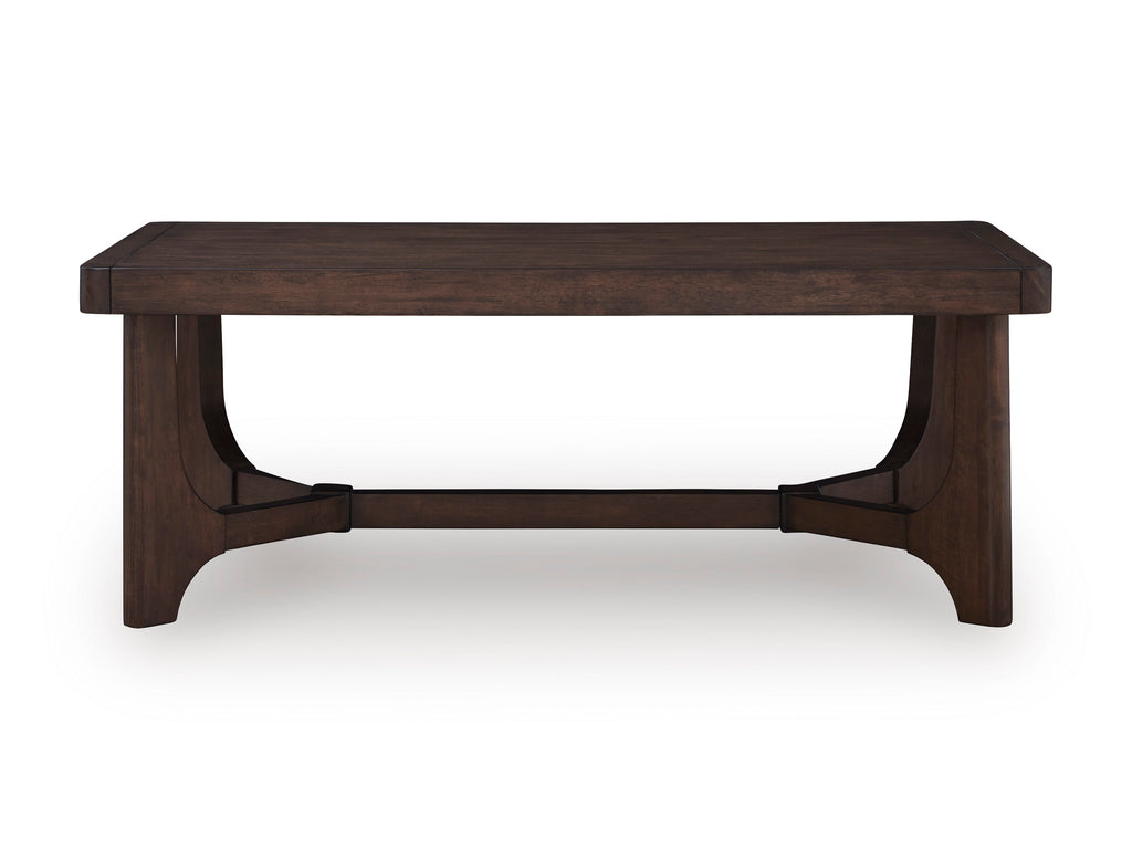 Korestone Rectangular Cocktail Table - Dark Brown
