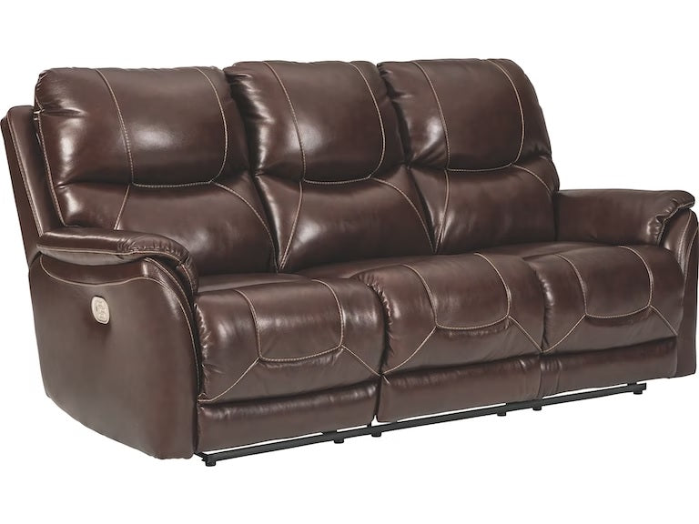 Dellington Power Recliner Sofa With Adjustable Headrest