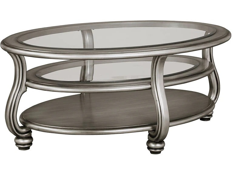 CORALAYNE OVAL COCKTAIL TABLE