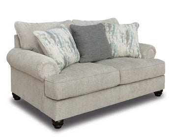 Akinlane Loveseat - Pewter