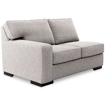 Ashlor Nuvella® Left-Arm Facing Loveseat