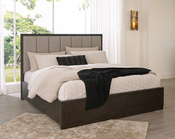 Bruxworth Queen Upholstered Panel Bed