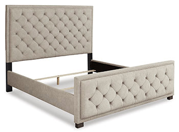 Bellvern King Upholstered Rails