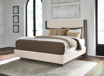 Anibecca King Upholstered Bed