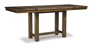 Counter height dining extension table