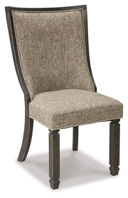 Tyler Creek Dining Chair (Set of 2) - Black and Grayish Brown